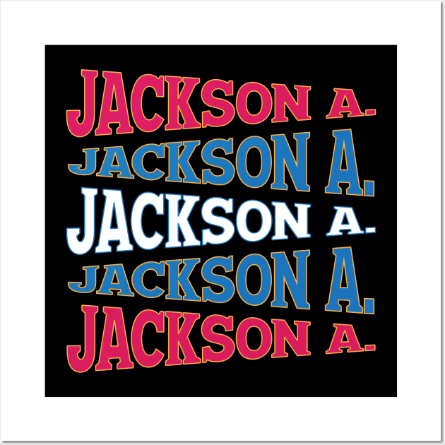 TEXT ART USA ANDREW JACKSON Wall Art by LAVA-ROMA-NOVA